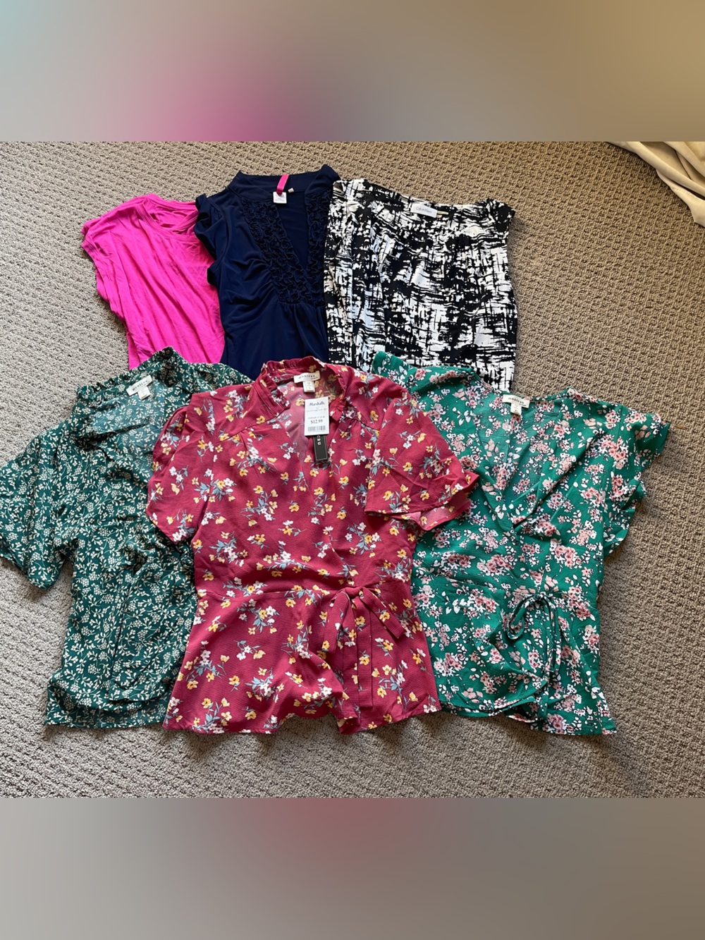 6 blouses for sale!